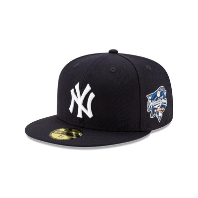 Sapca New Era New York Yankees MLB World Series Side Patch 59FIFTY Fitted - Albastri